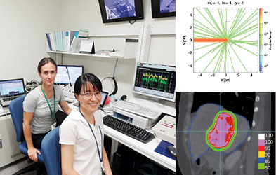 線量測定、放射線治療計画装置新アルゴリズム研究開発、品質管理の技術改良